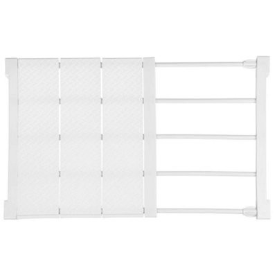 30-40Cm Closet Tension Shelf Metal Expandable Closet Shelf Dividers Adjustable Diy Shelf from B&Q