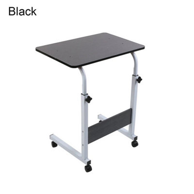  - Black Notebook Computer Desk Height Adjustable Overbed Sofa Table Laptop Tray Small Pc