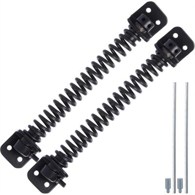 X2 Gate Spring Adjustable Tension Garden Door Closer Automatic Shed from B&Q