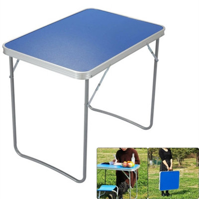 Aluminum Adjustable Folding Table Camping Outdoor Picnic Party Bbq from B&Q