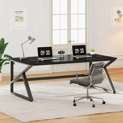 Computer Desk Laptop Pc Study Table Office Workstation Shelf from B&Q