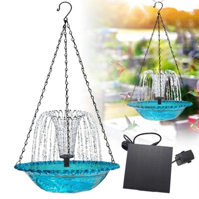 Solar Hanging Bird Bath Feeder Fountain Uk from B&Q