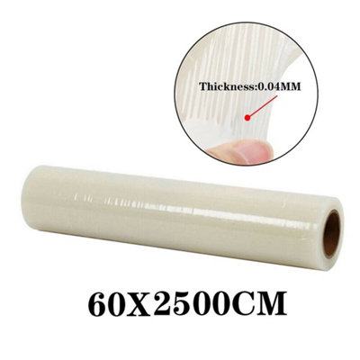 60Cm X 25M Stairs Carpet Protector Self Adhesive Roll Protection Cover Dust Film from B&Q
