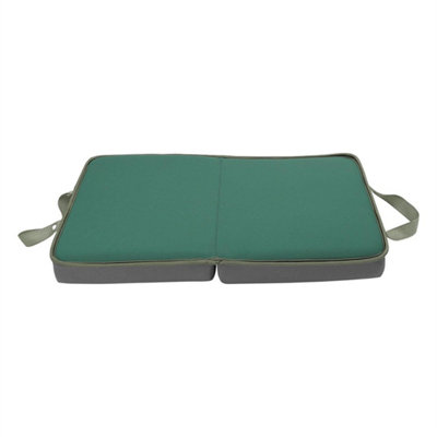 Kneeling Cushion Pad Memory Foam Kneeler Mat Portable Green from B&Q