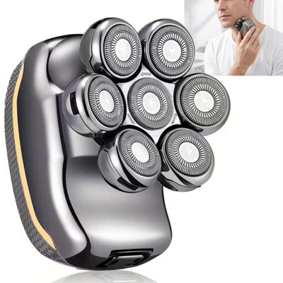  - Electric Head Shaver Razor Rechargeable Cordless Wet Dry Beard