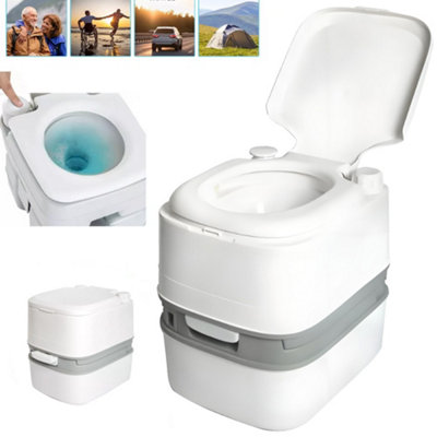 - Toilet Flushing Chemical Toilet Potty Camping Caravan Easy Clear