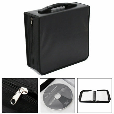 400 Capacity Cd Dvd Storage Organizer Bag from B&Q