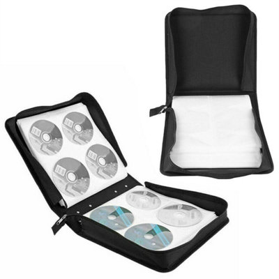 400Cd Dvd Disc Carry Case Holder Storage Wallet from B&Q