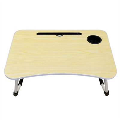 Foldable Lap Desk Portable Bed Sofa Laptop Tray Table from B&Q