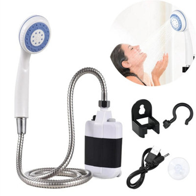 Rechargeable Portable Outdoor Camping Shower Pump from B&Q