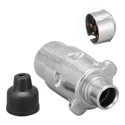 Heavy Duty 7 Pin 12V Trailer Towing Wiring Plug Socket Connector