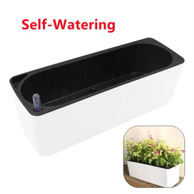  - White Water Level Indicator Plant Flower Pot Garden Balcony Bonsai