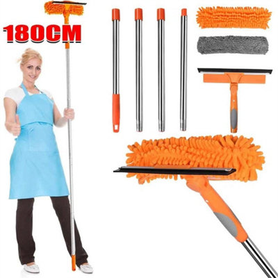  - 1.8M Telescopic Window Glass Cleaner Squeegee