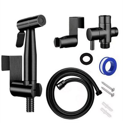 Handheld Bidet Spray Shattaf Toilet Hygiene Sprayer Kit from B&Q