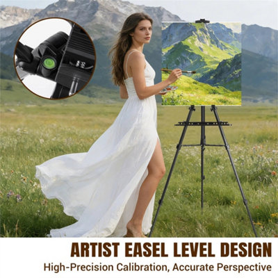 Adjustable Tripod Artist Easel Painting Stand With Tray from B&Q