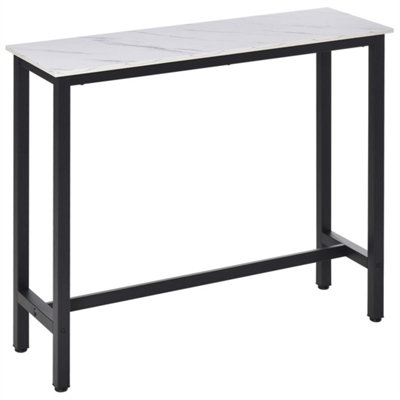 Bar Table Coffee Table With Adjustable Footpads For Breakfast Dining from B&Q