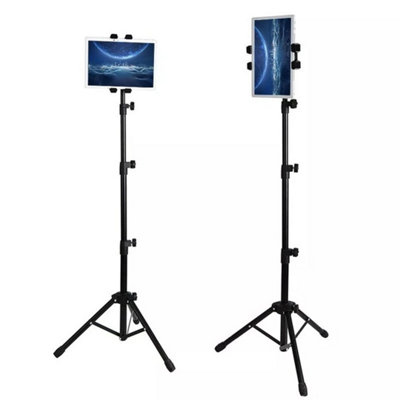 Adjustable Floor Tablet Tripod Stand Fit 4.7 To 12.9 Inch Screen from B&Q