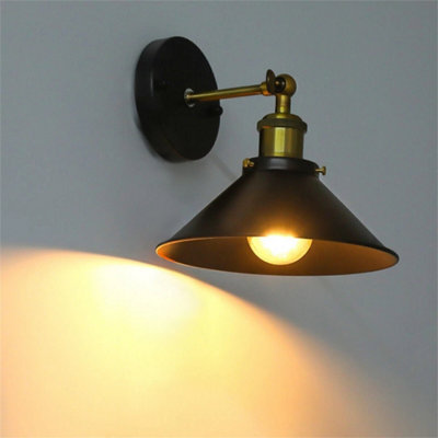 Modern Industrial Vintage Retro Rustic Sconce Wall Light Lamp Fitting Fixture from B&Q