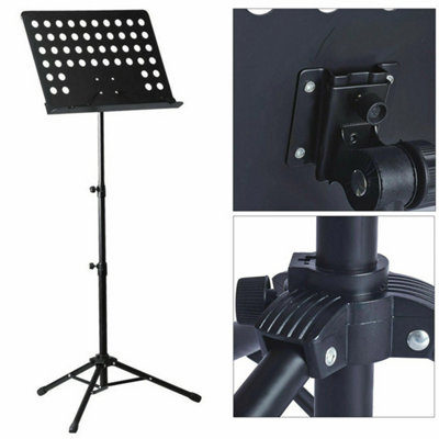 Orchestral Music Stand Folding Adjustable Sheet Stand Tripod Base from B&Q