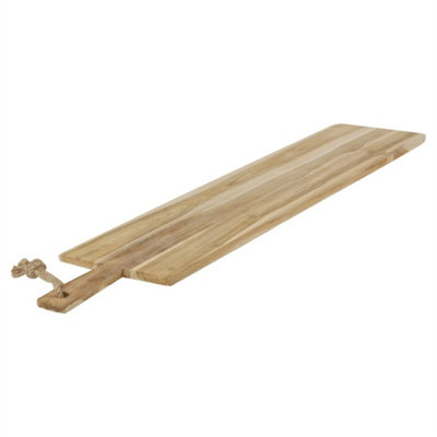 1M Wood Food Cheese Serving Display Chopping Board Platter from B&Q