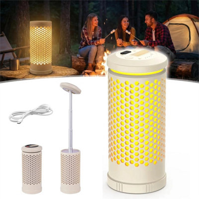 Led Camping Lantern Telescopic Camping Light 200Lm Tent Flashlight from B&Q