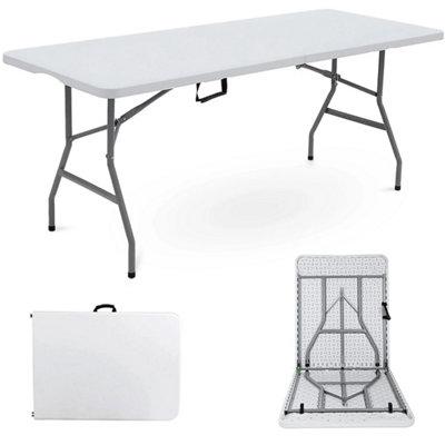  - 5Ft Folding Table Trestle Camping Party Picnic Bbq Stall Garden