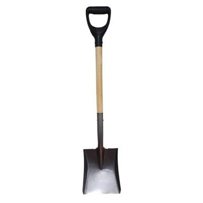 Steel Square Mouth Builders Shovel Spade Gardening from B&Q