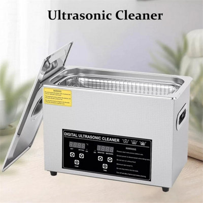 0.8L Digital Ultrasonic Cleaner With Timer Heater from B&Q