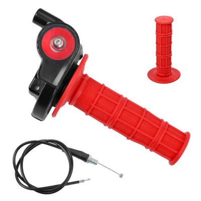 22mm Throttle Accelerator Grip Twist Cable  Atv Quad Pit Bike from B&Q