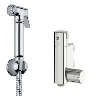 Thermostatic Mixer Bidets Toilet Valve Hand Held Douche Kit from B&Q