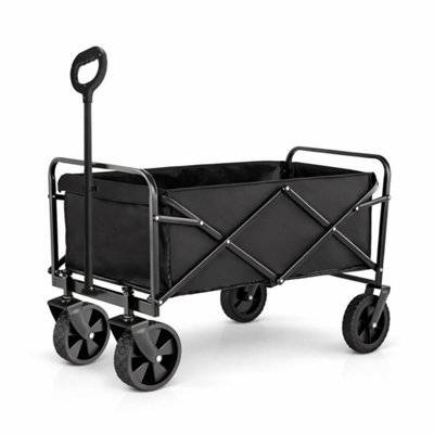 Heavy Duty Foldable Trolley Cart Steel Wagon 200Kg Folding Beach Camping Festival from B&Q