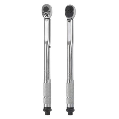 3/8" Drive Click Torque Wrench 19-110Nm Dual-Direction Calibrated from B&Q