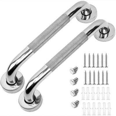  - 40Cm Handle Bar Grip Bathroom Shower Hand Grab Handle Grip Support Bath Safety Rail