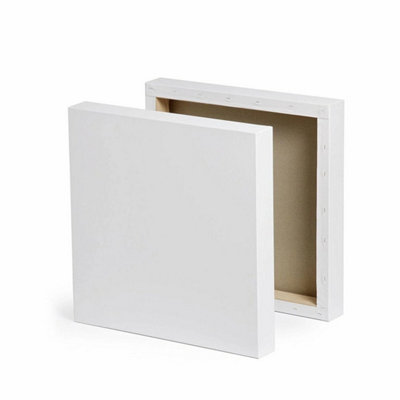 20Cmx20Cm 5Pcs Artist Blank Stretched Canvas Frames
