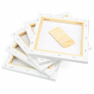 30X40Cm 5Pcs Artist Blank Stretched Canvas Frames from B&Q