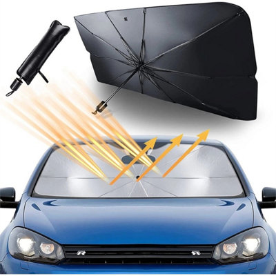  - Foldable Car Windshield Uv Sunshade Umbrella