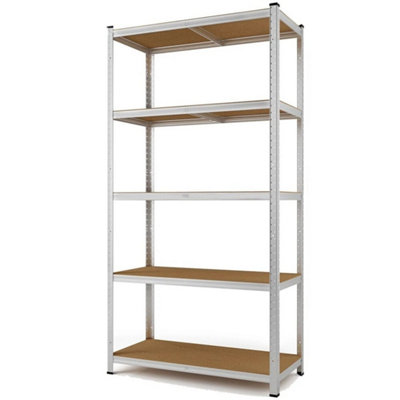 - 5 Tier Racking Shelf Heavy Duty Garage Shelving Storage Shelves Unit 180X90X40Cm