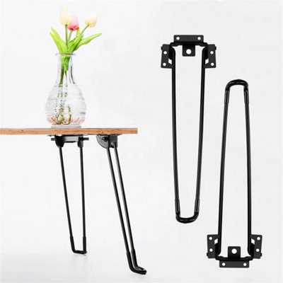 4Pcs Folding Table Legs Metal Sturdy Hairpin Legs For Laptop Table Coffee Table20 from B&Q