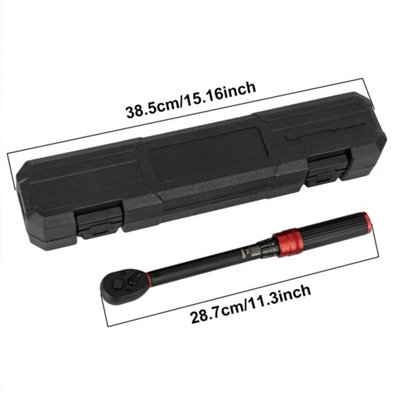  - 3/8" 10-60Nm +Bits Set (4Pcs) Reversible Adjustable Torque Wrench Set