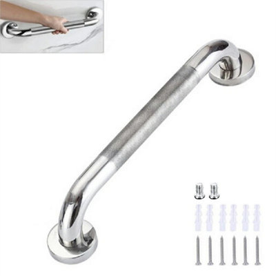 50-Safety Support Hand Rail Handle Bar Grip Grab Suction Bath Bathroom Shower Rail from B&Q