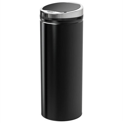 Automatic Hand Sensor Dustbin Kitchen Waste Bin Rubbish Can 50L Black from B&Q
