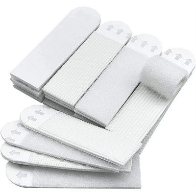 90 Pairs Picture Frame Hanging Strips Self Adhesive Stick On Damage Free from B&Q