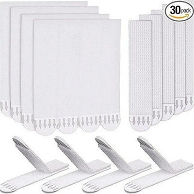 30  Pairs Picture Frame Hanging Strips Self Adhesive Stick On Damage Free from B&Q