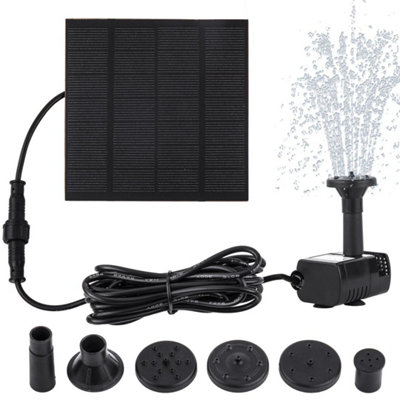 180L/h Solar Pond Pump Power Fountain Submersible Water Pool Feature Kit Panel