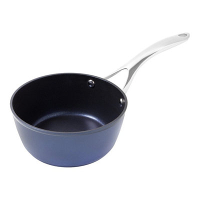  - 16Cm Milk Pan Blue Pro Pans / Milk PanSaucepan & Casserole Dish / Non-Stick