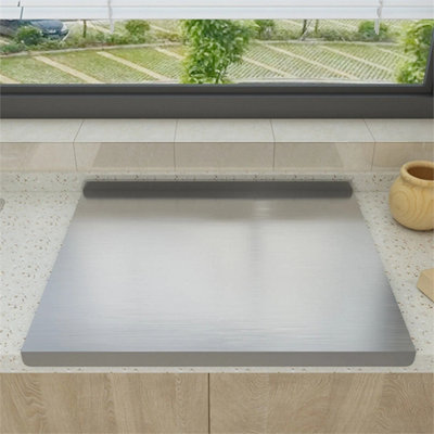 Stainless Steel Edge Chopping Board Worktop Saver from B&Q