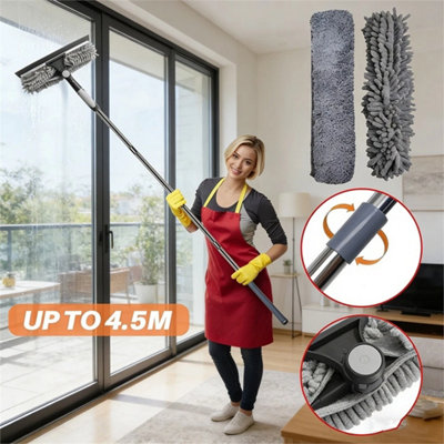 15Ft Telescopic Window Cleaning Squeegee from B&Q
