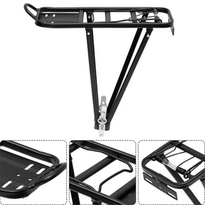 Alloy Bike Rear Luggage Pannier Rack from B&Q