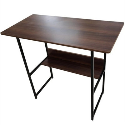  - Home Office Computer Desk With Bookshelf Workstation