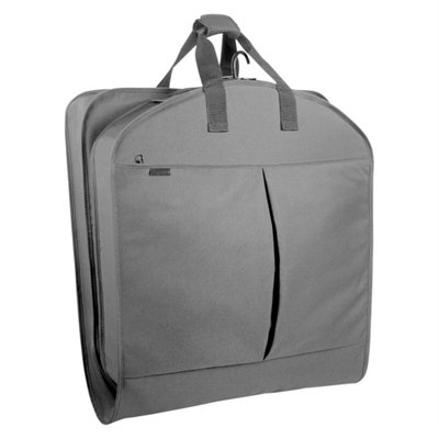  - Grey Foldable Large Garment Suit Bag Travel Storage Cover